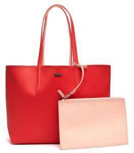 ΤΣΑΝΤΑ ΩΜΟΥ LACOSTE ANNA REVERSIBLE BICOLOUR TOTE NF2142AA D91 KOKKINO/ΡΟΖ NUDE ΤΣΑΝΤΑ ΩΜΟΥ LACOSTE ANNA REVERSIBLE BICOLOUR TOTE NF2142AA D91 KOKKINO/ΡΟΖ NUDE