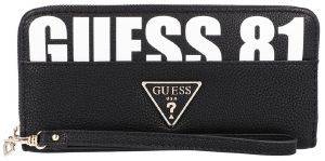 ΠΟΡΤΟΦΟΛΙ GUESS NARITA LOGO PRINT SWVG7665460 ΜΑΥΡΟ ΠΟΡΤΟΦΟΛΙ GUESS NARITA LOGO PRINT SWVG7665460 ΜΑΥΡΟ