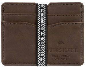 ΚΑΡΤΟΘΗΚΗ QUIKSILVER FLOKER EQYAA03923 ΣΚΟΥΡΟ ΚΑΦΕ ΚΑΡΤΟΘΗΚΗ QUIKSILVER FLOKER EQYAA03923 ΣΚΟΥΡΟ ΚΑΦΕ