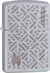 ΑΝΑΠΤΗΡΑΣ ΒΕΝΖΙΝΗΣ ZIPPO 29912 GEOMETRIC ΑΣΗΜΙ ΑΝΑΠΤΗΡΑΣ ΒΕΝΖΙΝΗΣ ZIPPO 29912 GEOMETRIC ΑΣΗΜΙ