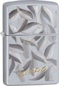 ΑΝΑΠΤΗΡΑΣ ΒΕΝΖΙΝΗΣ ZIPPO 29908 LEAF ΑΣΗΜΙ ΑΝΑΠΤΗΡΑΣ ΒΕΝΖΙΝΗΣ ZIPPO 29908 LEAF ΑΣΗΜΙ