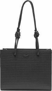 ΤΣΑΝΤΑ ΩΜΟΥ LACOSTE MATTE PIQUE LEATHER NF3217CE ΜΑΥΡΟ ΤΣΑΝΤΑ ΩΜΟΥ LACOSTE MATTE PIQUE LEATHER NF3217CE ΜΑΥΡΟ
