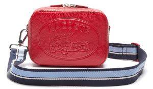 ������ ���� LACOSTE CROCO CREW STRIPED LEATHER NF3326NJ KOKKINO