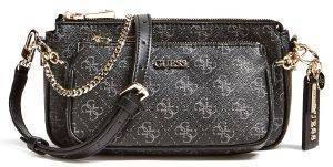 ΤΣΑΝΤΑ ΩΜΟΥ GUESS ARIE DOUBLE POUCH HWSG7885700 ΓΚΡΙ/ΜΑΥΡΟ ΤΣΑΝΤΑ ΩΜΟΥ GUESS ARIE DOUBLE POUCH HWSG7885700 ΓΚΡΙ/ΜΑΥΡΟ