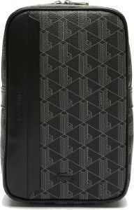 ΤΣΑΝΤΑ ΩΜΟΥ LACOSTE THE BLEND MONOGRAM MOTIF NH3789LX H45 ΓΚΡΙ/ΜΑΥΡΟ ΤΣΑΝΤΑ ΩΜΟΥ LACOSTE THE BLEND MONOGRAM MOTIF NH3789LX H45 ΓΚΡΙ/ΜΑΥΡΟ
