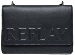 REPLAY ΤΣΑΝΤΑ ΩΜΟΥ REPLAY FW3000.027.A0362B 098 ΜΑΥΡΟ