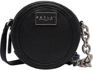 ΤΣΑΝΤΑ ΩΜΟΥ REPLAY ROUNDED FW3414.000.A0362B 098 ΜΑΥΡΟ ΤΣΑΝΤΑ ΩΜΟΥ REPLAY ROUNDED FW3414.000.A0362B 098 ΜΑΥΡΟ