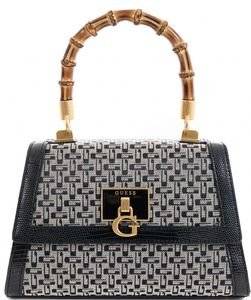 ΤΣΑΝΤΑ ΧΕΙΡΟΣ GUESS STEPHI BAMBOO FLAP HWJK7875210 LOGO ΜΑΥΡΟ ΤΣΑΝΤΑ ΧΕΙΡΟΣ GUESS STEPHI BAMBOO FLAP HWJK7875210 LOGO ΜΑΥΡΟ