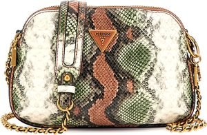   GUESS BECCI DOUBLE ZIP HWKB8782120 SNAKE PRINT 