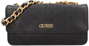 GUESS ΤΣΑΝΤΑ ΩΜΟΥ GUESS GEVA CONVERTIBLE FLAP HWPD8959210 LOGO ΜΑΥΡΟ