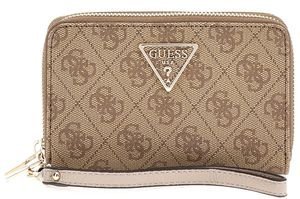 GUESS ΣΕΤ ΠΟΡΤΟΦΟΛΙ - ΖΩΝΗ GUESS LOGO 4G GFBOXWP3306 ΜΠΕΖ/ΚΑΦΕ