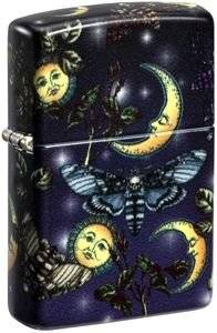 ��������� �������� ZIPPO 49352-104350 BUTTERFLY SKULL DESIGN