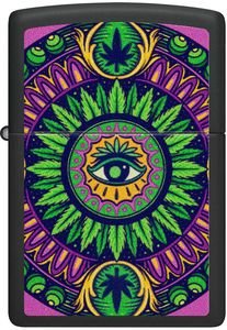   ZIPPO 48583 CANNABIS PATTERN  MATTE