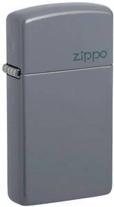 ��������� �������� ZIPPO LOGO 49527ZL SLIM FLAT GREY