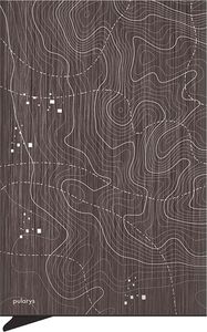  PULARYS ZEN CARDS 192215502 BROWN TOPO-GRAPHIC