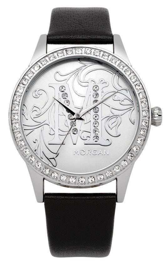MORGAN ΡΟΛΟΙ MORGAN DE TOI BLACK LEATHER STRAP