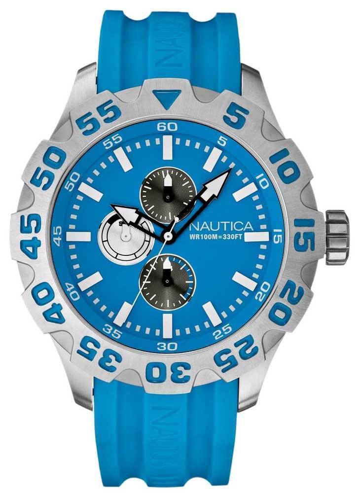 NAUTICA ΑΝΔΡΙΚΟ ΡΟΛΟΙ NAUTICA BFD MARITIME A15579G DIVER MULTIFUNCTION