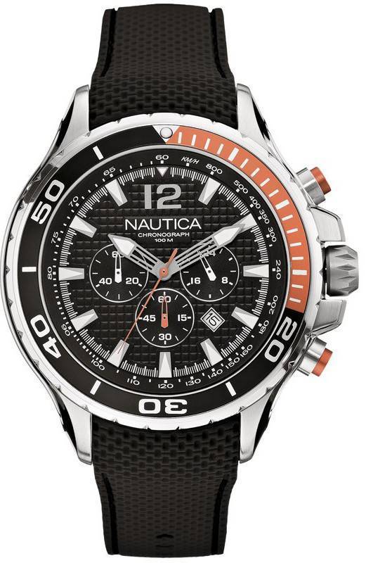NAUTICA ΑΝΔΡΙΚΟ ΡΟΛΟΙ NAUTICA NST 02 A21017G CHRONOGRAPH