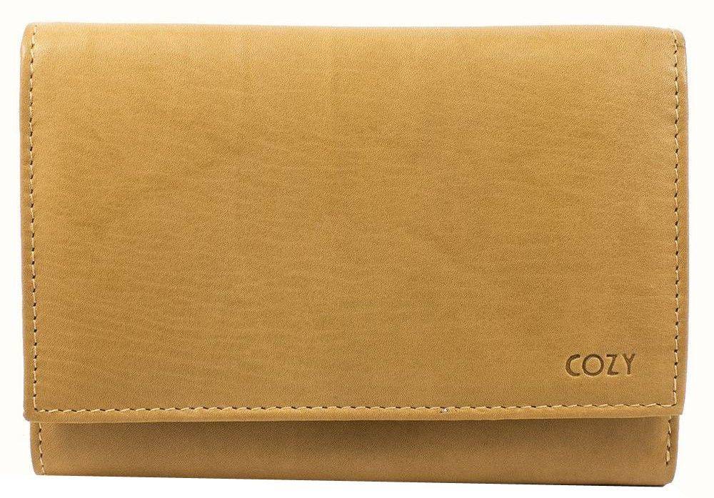 ΔΕΡΜΑΤΙΝΟ ΠΟΡΤΟΦΟΛΙ COZY 706 ΚΑΜΕΛ