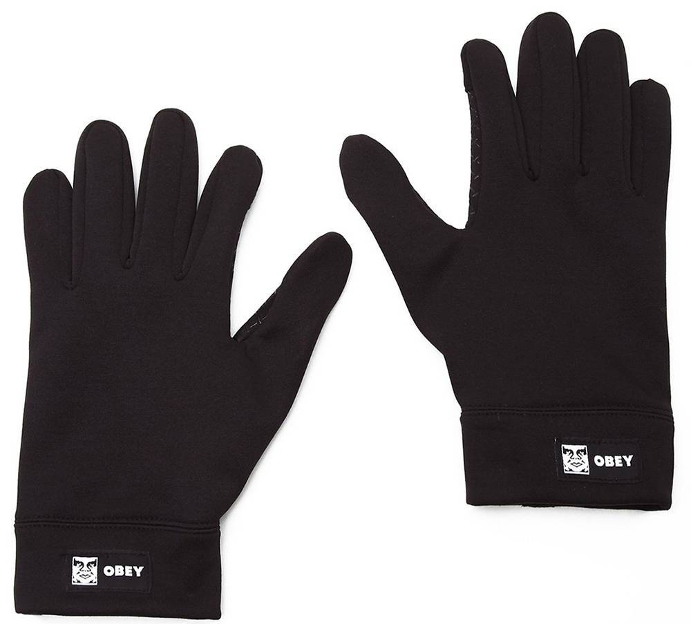 OBEY ΓΑΝΤΙΑ OBEY BOLD 100330006 ΜΑΥΡΟ (S/M)