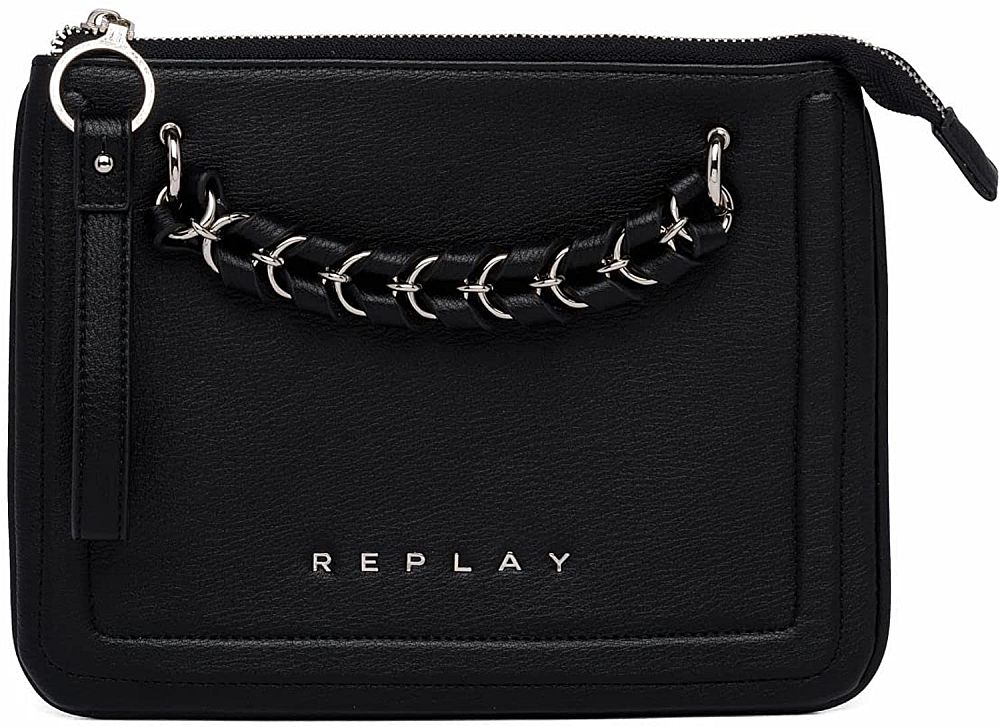 REPLAY ΠΟΡΤΟΦΟΛΙ REPLAY FW5290.000.A0344 098 ΜΑΥΡΟ