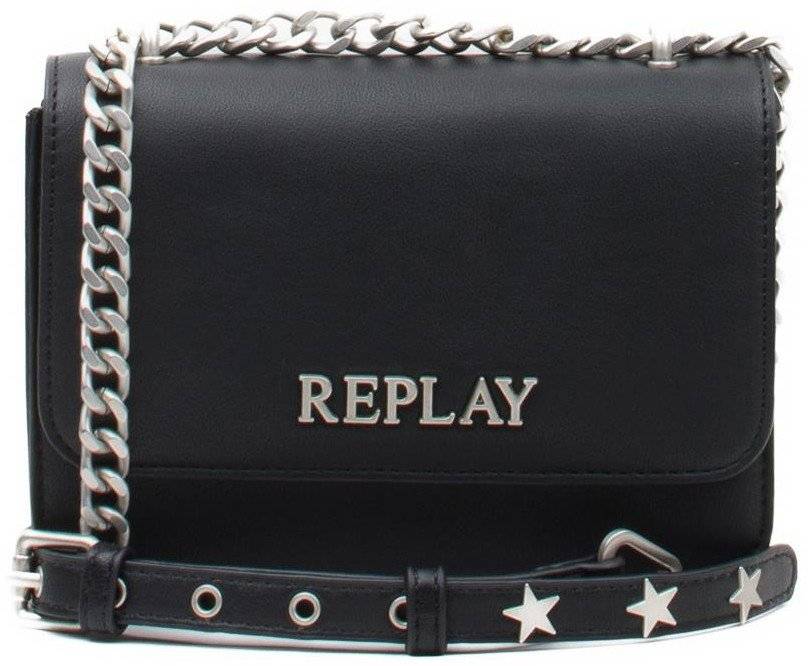 ΤΣΑΝΤΑ ΩΜΟΥ REPLAY FW3001.001.A0362B 098 ΜΑΥΡΟ