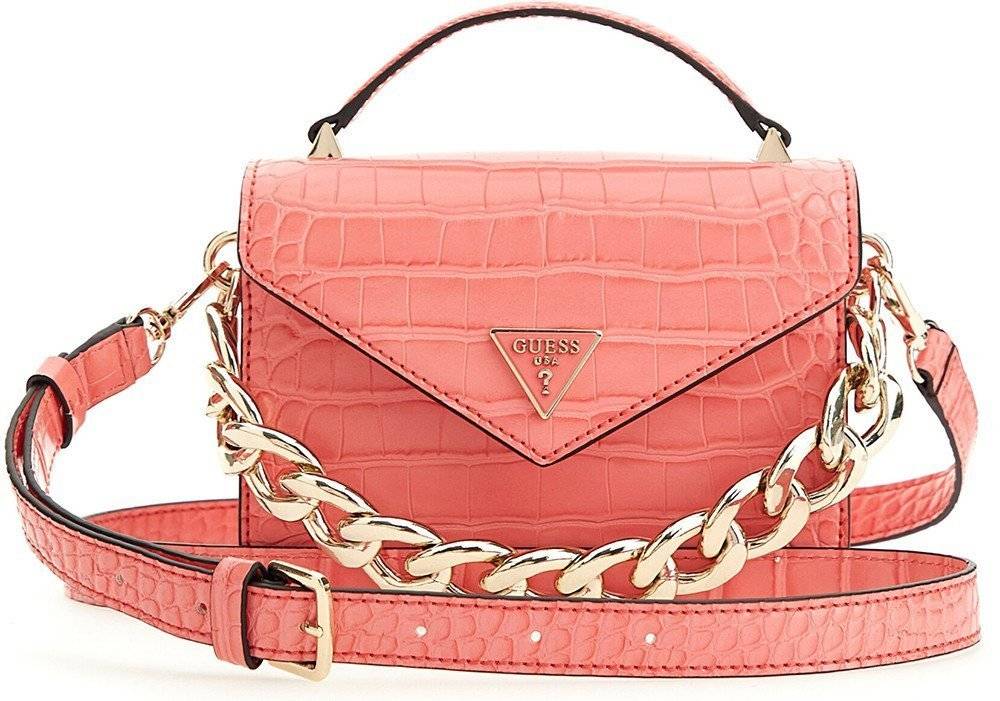 ΤΣΑΝΤΑ ΧΕΙΡΟΣ GUESS RETOUR MINI HWCG8664780 ΚΟΡΑΛΙ