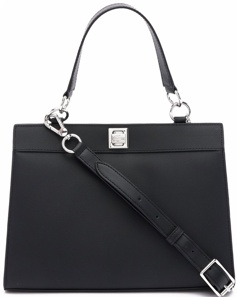 LACOSTE ΤΣΑΝΤΑ ΧΕΙΡΟΣ LACOSTE NF4367DB 000 ΜΑΥΡΟ