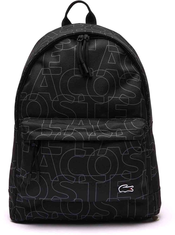 LACOSTE ΤΣΑΝΤΑ ΠΛΑΤΗΣ LACOSTE NH4461NZ 000 ΜΑΥΡΟ