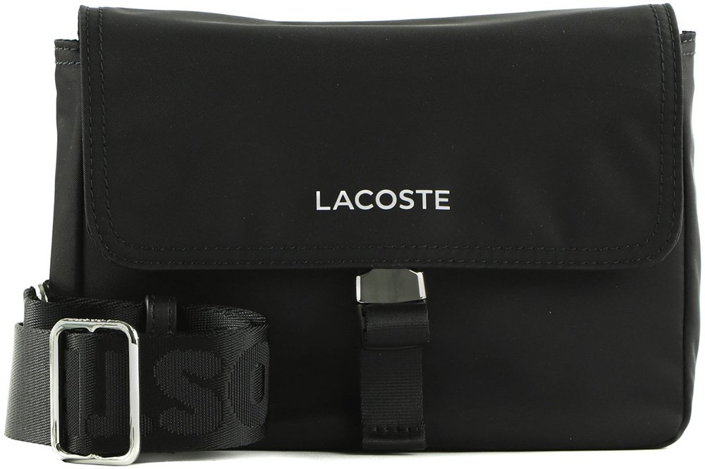 LACOSTE ΤΣΑΝΤΑ ΩΜΟΥ LACOSTE NU4491SG L24 ΜΑΥΡΟ