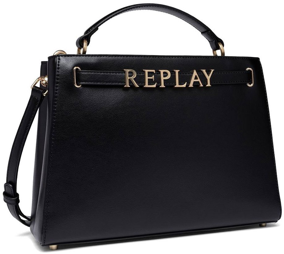 REPLAY ΤΣΑΝΤΑ ΧΕΙΡΟΣ REPLAY FW3443.006.A0458C 098 ΜΑΥΡΟ