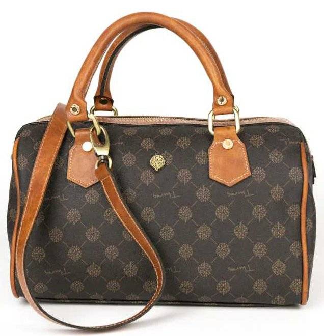 ΤΣΑΝΤΑ ΧΕΙΡΟΣ THIROS VINTAGE OLIVIA 30-8347 ΚΑΦΕ
