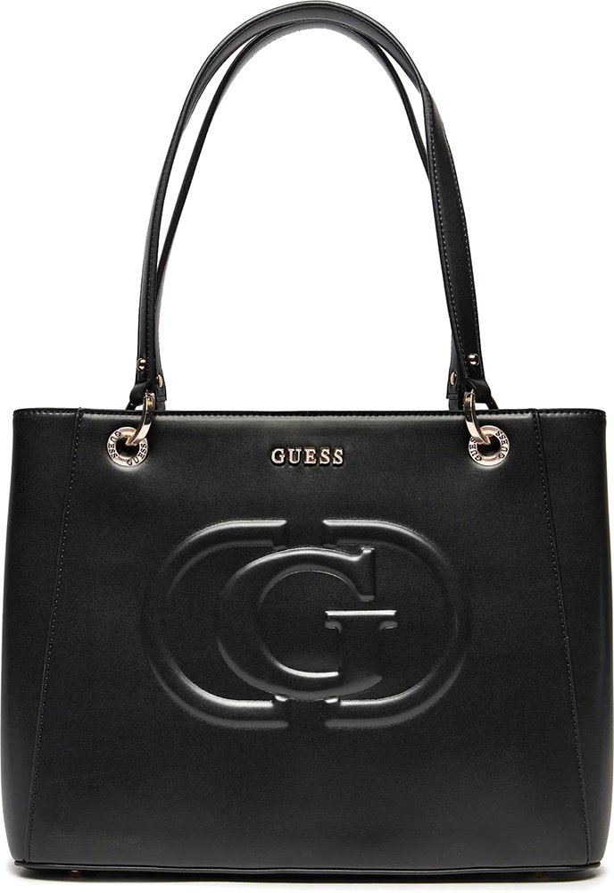 GUESS ΤΣΑΝΤΑ ΩΜΟΥ GUESS MIETTA NOEL TOTE HWEVG951325 ΜΑΥΡΟ