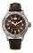   NAUTICA BROWN DIAL LEATHER STRA...