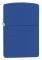 H E ZIPPO ROYAL BLUE CLASSIC