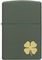   ZIPPO 49796 FOUR LEAF CLOVER  MATTE