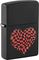 �����H��� �E������ ZIPPO 48719 HEART DESIGN