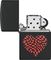 �����H��� �E������ ZIPPO 48719 HEART DESIGN