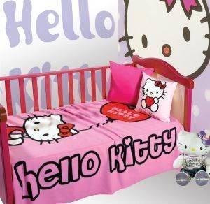 ΚΟΥΒΕΡΤΑ FLEECE BEBE - HELLO KITTY HK 62 ΚΟΥΒΕΡΤΑ FLEECE BEBE - HELLO KITTY HK 62