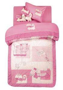 DAS HOME ΣΕΤ ΚΟΥΒΕΡΛΙ 3 ΤΜΧ - BABY LINE 6114 ΡΟΖ DAS HOME ΣΕΤ ΚΟΥΒΕΡΛΙ 3 ΤΜΧ - BABY LINE 6114 ΡΟΖ