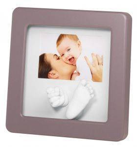    BABY ART PHOTO SCULPTURE FRAME TAUPE