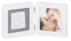   BABY ART PRINT FRAME WHITE & GREY