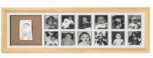   BABY ART FIRST YEAR PRINT FRAME NATURAL