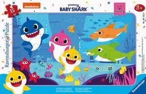 RAVENSBURGER BABY SHARK RAVENSBURGER ΠΑΖΛ ΚΑΡΤΕΛΑ 15ΤΜΧ