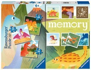 RAVENSBURGER MEMORY - 3 ΠΑΖΛ ΔΕΙΝΟΣΑΥΡΟΙ 25-36-49 110ΤΜΧ