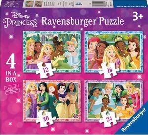 RAVENSBURGER ΠΡΙΓΚΙΠΙΣΣΕΣ RAVENSBURGER 4 ΣΕ 1 (12-16-20-24) 72ΤΜΧ