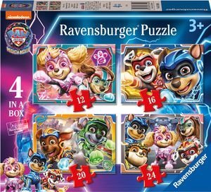 PAW PATROL MIGHTY RAVENSBURGER 4  1 (12-16-20-24) 72