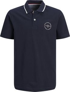 JACK - JONES POLO T-SHIRT JACK - JONES 12254237 JPRBLUSHIELD ΣΚΟΥΡΟ ΜΠΛΕ (152 CM)-(12 ΕΤΩΝ)