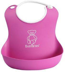 ΣΑΛΙΑΡΑ BABYBJORN SOFT BIB ΡΟΖ ΣΑΛΙΑΡΑ BABYBJORN SOFT BIB ΡΟΖ