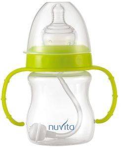 ΜΠΙΜΠΕΡΟ ΜΕ ΛΑΒΕΣ NUVITA 1451 ΠΡΑΣΙΝΟ 270ML ΜΠΙΜΠΕΡΟ ΜΕ ΛΑΒΕΣ NUVITA 1451 ΠΡΑΣΙΝΟ 270ML